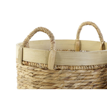 Grozs DKD Home Decor Brūns Dabisks Bambuss niedres Tropiskais 35 x 35 x 30,5 cm 35 x 35 x 31 cm 3 Daudzums,,,
