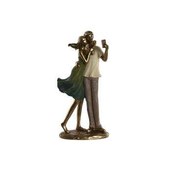 Dekoratīvās figūriņas Home ESPRIT Zaļš Bronza 12 x 8,5 x 25,5 cm,,,