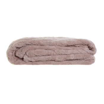Antklodė DKD Home Decor Rožinė Rombas 150 x 200 x 1 cm,,,
