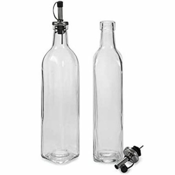 Aliejaus ir acto rinkinys Vivalto WJ6079-L Skaidrus stiklas Stiklas 2 x 50 ml 5,7 x 29,5 x 5,7 cm (12 vnt.)
