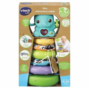 Suņu rotaļlieta Vtech Baby NINO, ÉLÉPHANTEAU EMPILO 3 EN 1,,,