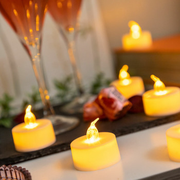 Set of LED Tealight Candles Romandle InnovaGoods 12 Units,,,