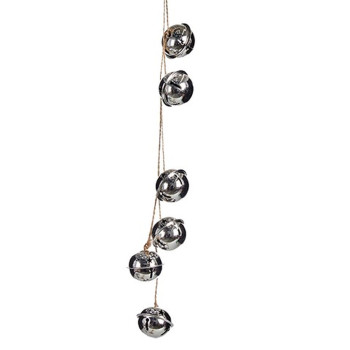 Jõuluehe Krist+ 00547-1 Hõbedane Metall Kõristi 5 x 2,5 x 41 cm (24 Ühikut),,,