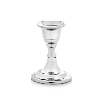 Candle Holder Silver Aluminium 4,5 x 9 x 6 cm (24 Units),,,