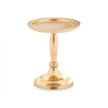 Candle Holder Golden Aluminium 10 x 12 x 10 cm (8 Units),,,