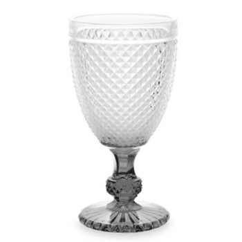 Veiniklaas Vivalto PR-00816B/BHA6 SMOKE Läbipaistev Antratsiithall Klaas 256 ml Teemant (6 Ühikut)