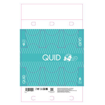 Glāžu komplekts Quid Twist Caurspīdīgs Stikls 260 ml (6 gb.)