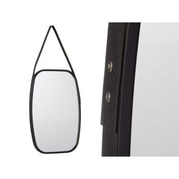 Wall mirror 1273 Black 43 x 65 x 3 cm Rectangular (4 Units),,,