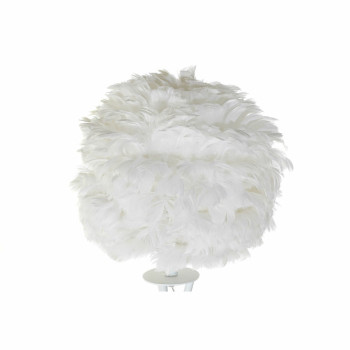 Floor Lamp DKD Home Decor Metal White Feather (40 x 40 x 150 cm),,,