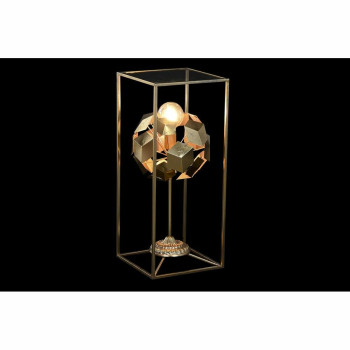 Stalinė lempa DKD Home Decor Auksinis 220 V 50 W Šiuolaikiškas Geometrinis (30 x 30 x 71 cm),,,