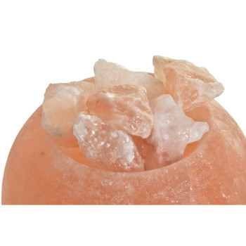 Apgaismojošs dekors DKD Home Decor Sāls Oranžs 15 W 16 x 16 x 18 cm,,,