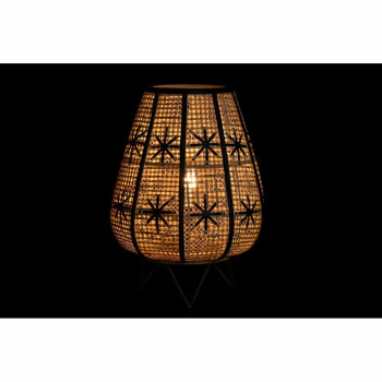 Galda lampa DKD Home Decor Melns Metāls Brūns 220 V 50 W 37 x 37 x 47 cm,,,