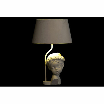 Galda lampa DKD Home Decor Sarkans Sveķi Gaiši Rozā 220 V 50 W 30 x 30 x 49 cm (2 gb.),,,