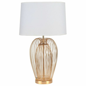 Galda lampa DKD Home Decor Metāls Balts 220 V 35 x 35 x 63 cm 50 W (2 gb.),,,