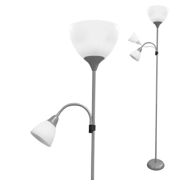 Põrandalamp EDM 30010 Boston Hõbedane 60 W 220-240 V 176 cm,,,