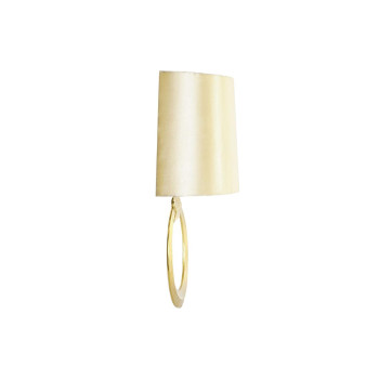 Seinalamp DKD Home Decor Kuldne Polüester Alumiinium 220 V 50 W Kaasaegne (36 x 16 x 60 cm),,,