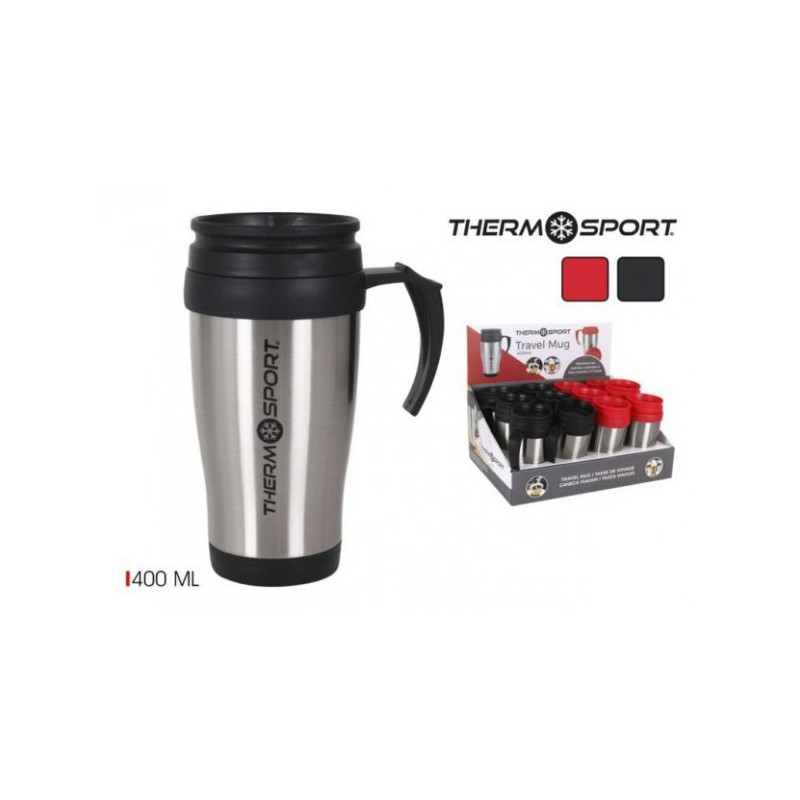 Puodukas - termo ceļot metāls. 400ml