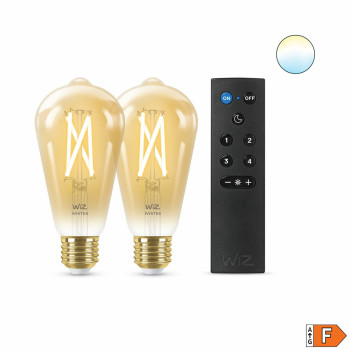 Gudra Spuldze Wiz ST64 E27 50 W Daudzkrāsains Bronza 7 W 640 lm (2 gb.),,,