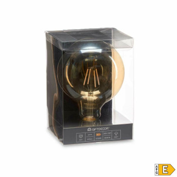 LED Spuldze Vintage E27 Caurspīdīgs 4 W 12,5 x 17,5 x 12,5 cm (12 gb.),,,