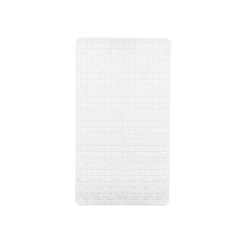 Нескользящий коврик для душа Berilo BM509 - 310 Белый PVC 67,7 x 38,5 x 0,7 cm фотографии (6 штук)