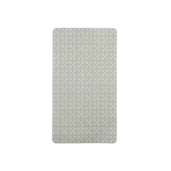 Нескользящий коврик для душа Berilo BM509 - 311 Серый PVC 67,7 x 38,5 x 0,7 cm фотографии (6 штук)