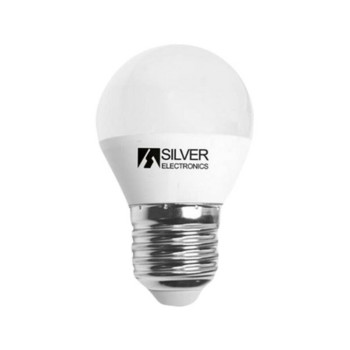 Sfēriskā LED Spuldze Silver Electronics 960727 E27 7W,,,3000K,