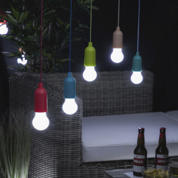 Pārnēsājama LED Spuldze ar Auklu Bulby InnovaGoods,,,
