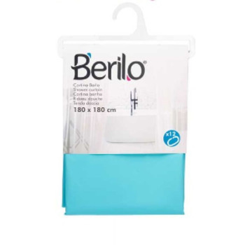 Занавеска для душа Berilo SC-MIX-01-BLUE Синий полиэтилен EVA 180 x 180 cm (12 штук)