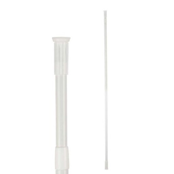 Выдвижная планка Berilo B0638 140-260CM Белый Алюминий 260 x 2,2 x 2,2 cm Душ (18 штук)