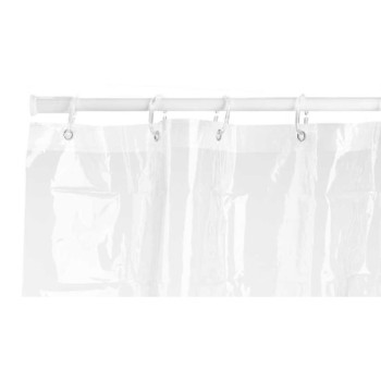 Duššikardin Berilo 216 Läbipaistev Plastmass PEVA 180 x 180 cm (12 Ühikut),,,