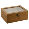 TEA   BOX , 6 SECTIONS , BAMBOO , Kesper