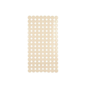 Libisemisvastane dušimatt Beež PVC 68 x 36 x 1 cm (6 Ühikut),,,