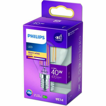 Ümar LED-elektripirn Philips Classic 40 W E14 F 4,3 W (2700k),,,