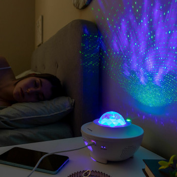 Tähevalguse LED-projektor koos kõlariga Sedlay InnovaGoods,,,