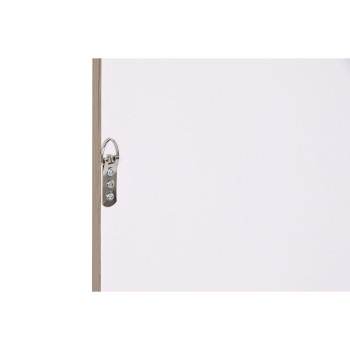 Sieninis veidrodis Home ESPRIT Balta Ruda Rusvai gelsva Pilka Stiklas polistirenas 63,3 x 2,6 x 89,6 cm (4 vnt.),,,