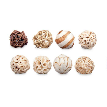 Set of Decorative Balls Balta Ruda (12 vnt.),,,