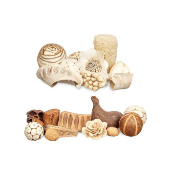 Decorative Potpourri Balta Ruda 16 x 21 x 7 cm (12 vnt.),,,