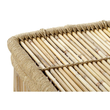 Set of Baskets DKD Home Decor Natural Bamboo Rope (2 Pieces),,,