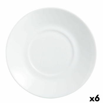 Taldrik Luminarc Apilable Valge Klaas Ø 14 cm (6 Ühikut) (Pack 6x)