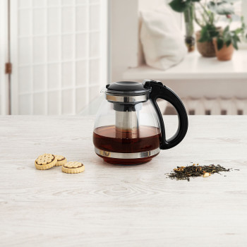 Arbatinukas Quid Serenia Skaidrus stiklas Nerūdijantis plienas 1,5 L