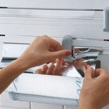 Virtuves Dvieļa Turētājs Leifheit 25703 Balts Pelēks Balts/Pelēks Plastmasa