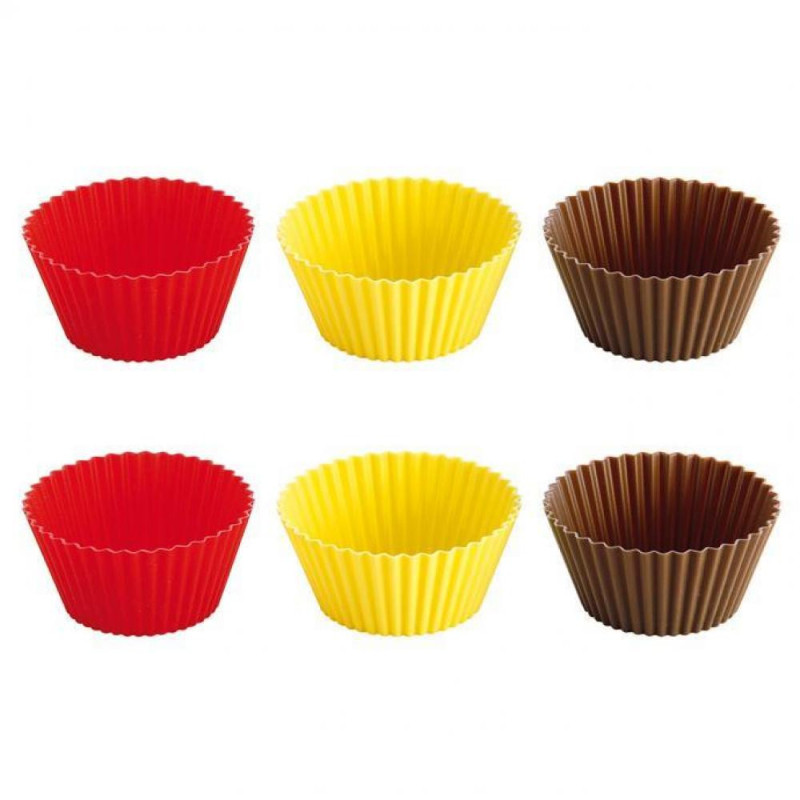 DELICIA TRAUCIŅI 7CM 6 PC.., SILIKONA, Tescoma