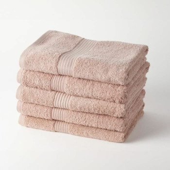 Towel set TODAY 100% cotton 70 x 130 cm Pink (5 Units),,,