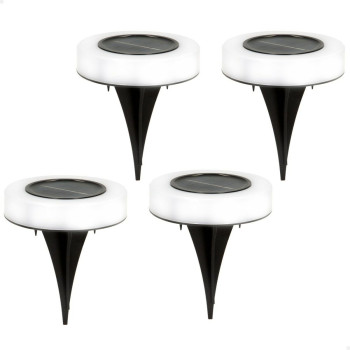 Saulės sodo žibintų rinkinys Aktive 4 Dalys ABS 10,5 x 12,5 x 10,5 cm (6 vnt.),,,