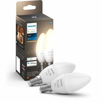 LED Spuldze Philips 8719514320628 Balts F E14 E27 470 lm (2 gb.),,,