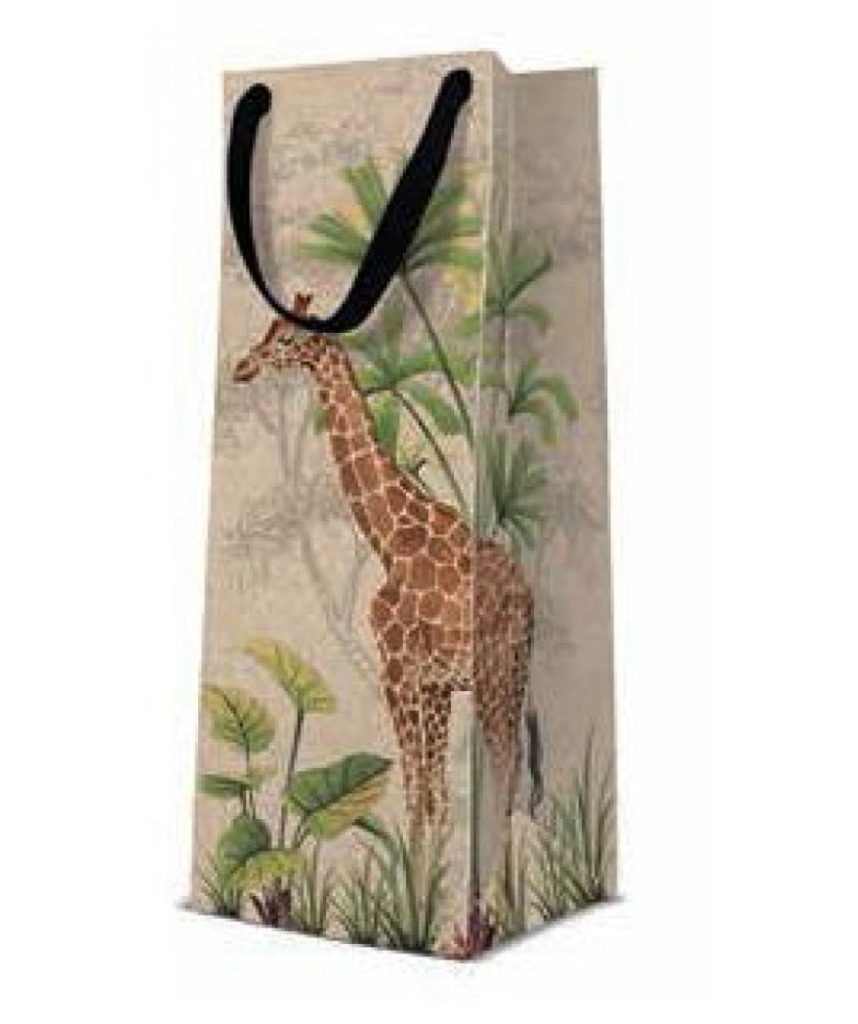 GIFT PACKAGE  PUDELEI 12X37X10CM SAFARI, Paw Decor Collection