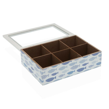 Infusioonide Karp Versa Kala Puit 17 x 7 x 24 cm