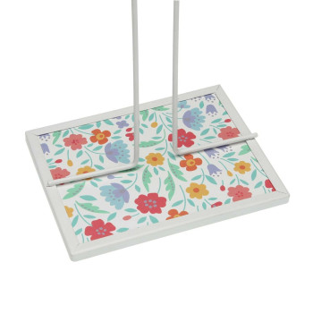 Virtuvės popieriaus laikiklis Versa Flandes Metalinis Plienas Medžio MDF 16,5 x 31 x 13 cm