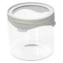 ДЛЯ ХРАНЕНИЯ  ЕМКОСТЬ  D9CM, H8CM, 500ML, AR КРЫШКОЙ , STIKLS/PLASTMASA/SILIKONS, Tognana