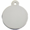 Identification plate for collar Imarc Circle Silver,,,